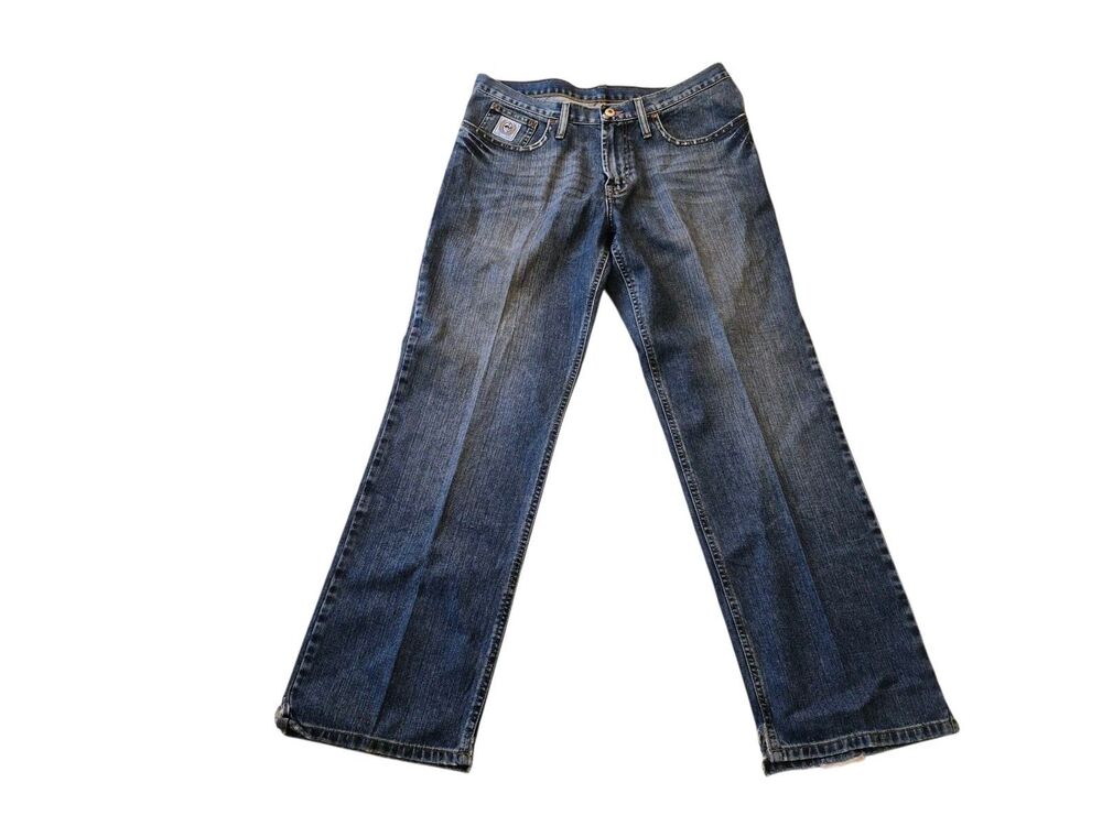 Cinch Mens 33X30 Cotton Western Blue Jeans Cowboy Ranch Rodeo